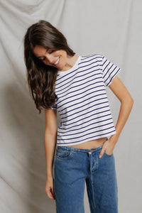 violet white stripe