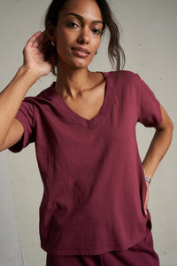 dark burgundy